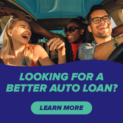 people riding in a car - looking for a better auto loan