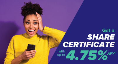 Open a Share Certificate NOW and Lock in your Rate!